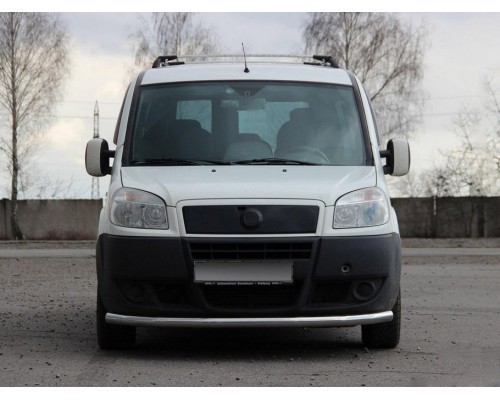 Передній захист ST008 (2 шт, нерж.) 51 мм для Fiat Doblo II 2005+