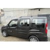 Рейлинги Черные Макси база, металлические ножки для Fiat Doblo II 2005+ - 53394-11