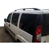 Рейлинги Черные Макси база, металлические ножки для Fiat Doblo II 2005+ - 53394-11
