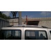 Рейлінги Хром Максі база, металеві ніжки для Fiat Doblo II 2005+
