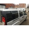 Рейлінги Хром Максі база, металеві ніжки для Fiat Doblo II 2005+