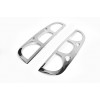 Накладки на стопи (2 шт, сталь) OmsaLine - італійська нержавіюча сталь для Fiat Doblo II 2005+ - 53389-11