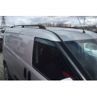 Рейлінги чорні Maxi, Металеві ніжки для Fiat Doblo III nuovo 2010+ та 2015+