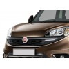 Fiat Doblo III nuovo 2010+ та 2015+ Накладки на решітку радіатора (2014-2021, 2 шт, нерж.) - 65601-11