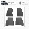 Резиновые коврики (Stingray) 4 шт, Premium - без запаха резины для Fiat Doblo III nuovo 2010+ и 2015+ - 53442-11