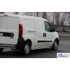Бічні пороги Premium (2 шт., нерж.) 60 мм, стандартна база для Fiat Doblo III nuovo 2010+ та 2015+ - 49632-11