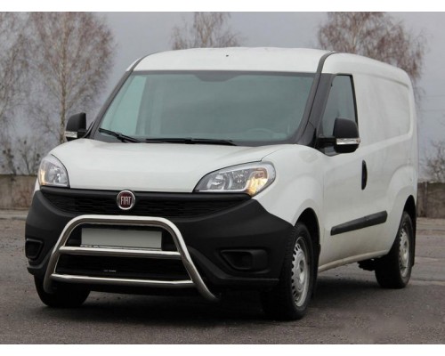 Кенгурятник WT022 (нерж.) 51 мм для Fiat Doblo III nuovo 2010+ та 2015+