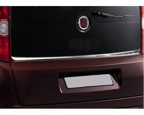 Накладка нижней кромки заднего стекла (нерж) для Fiat Doblo III nuovo 2010+ и 2015+ - 48532-11