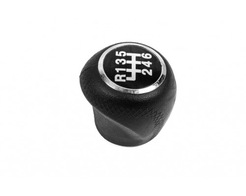 Ручка КПП 6-передач V4 55346753 (черная-2023хром) для Fiat Doblo III 2010-2022
