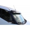 Козирок на лобове скло (чорний глянець, 5мм) для Fiat Doblo III nuovo 2010+ та 2015+ - 71793-11