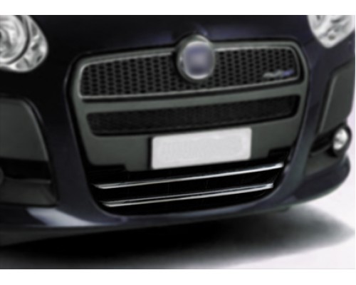 Fiat Doblo III nuovo 2010+ и 2015+ Накладка на нижнюю решетку (2 шт, нерж.) - 48533-11