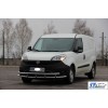 Передній захист ST016-3 (нерж.) 60/60 мм для Fiat Doblo III nuovo 2010+ та 2015+
