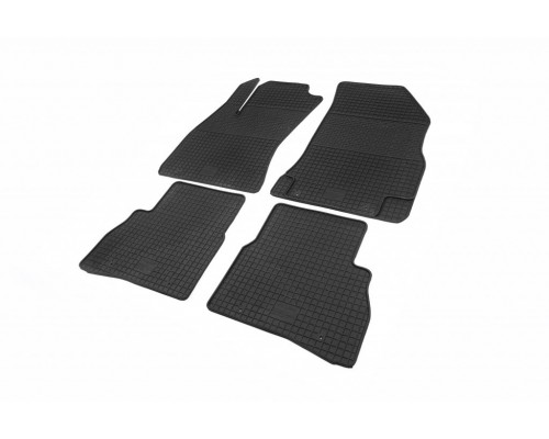 Резиновые коврики (4 шт, Polytep) для Fiat Doblo III nuovo 2010+ и 2015+ - 55916-11