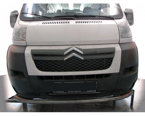 Передня дуга ST008 (нерж.) для Fiat Ducato 2006+ та 2014+