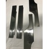 Накладки на внутрішні пороги Carmos (4 шт, нерж.) для Fiat Fiorino/Qubo 2008+ - 56353-11