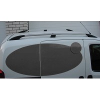 Рейлінги, колір Хром Металеві ніжки для Fiat Fiorino/Qubo 2008+