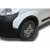 Накладки на арки (4 шт, чорні) 2 бічні двері, Металеві для Fiat Fiorino/Qubo 2008+