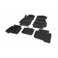 Резиновые коврики с бортом (Autogumm) для Fiat Fiorino/Qubo