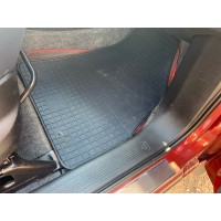 Гумові килимки (Polytep) 4 шт, легкий запах гуми для Fiat Fiorino/Qubo 2008+