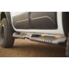 Боковые пороги Dakar V2 с LED (2 шт, металл) для Fiat Fullback 2016↗ гг.