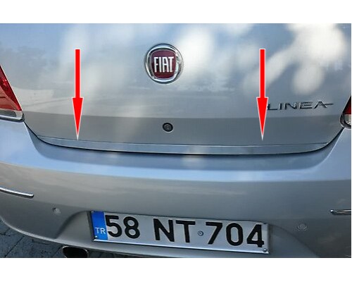 Кромка багажника (нерж.) для Fiat Linea 2006+ и 2013+ - 49863-11