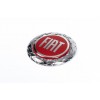 Значок (червоний, самоклейка) 75 мм для Fiat Linea 2006+ та 2013+ - 61593-11