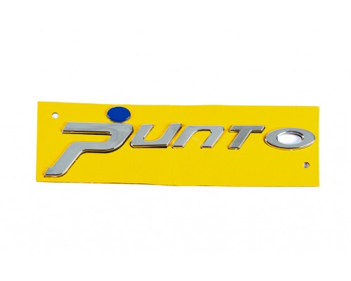 Надпись Punto для Grande (синяя точка, 1518a) для Fiat Punto Grande/EVO 2006-2018
