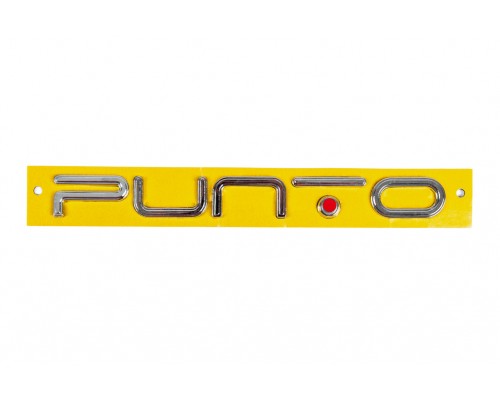 Надпись Punto для EVO (красная точка, 2037a) для Fiat Punto Grande/EVO 2006-2018 гг.