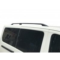 Рейлінги, Чорний колір Довга база, Металеві ніжки для Fiat Scudo 2007-2015