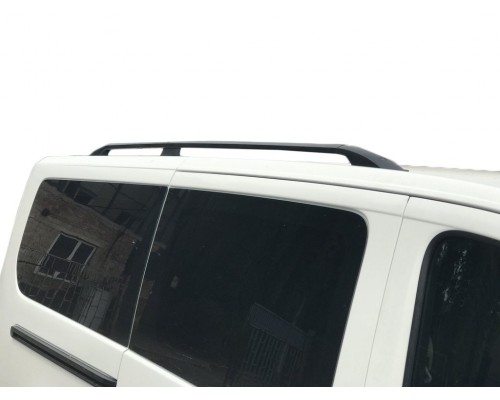 Рейлінги, Чорний колір Довга база, Металеві ніжки для Fiat Scudo 2007-2015