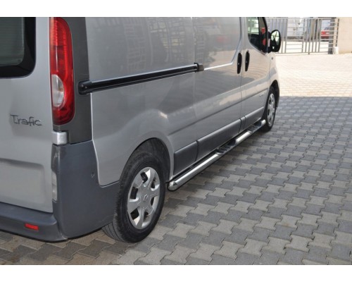 Fiat Talento 2016+ Боковые трубы (2 шт., нерж.) 70 мм, короткая база - 74469-11