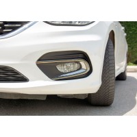Окантовка протитуманних ліхтарів (Sedan) ABS-хром для Fiat Tipo 2016+