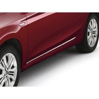Молдинг дверной (4 шт, нерж) Carmos - Турецкая сталь для Fiat Tipo 2016- гг