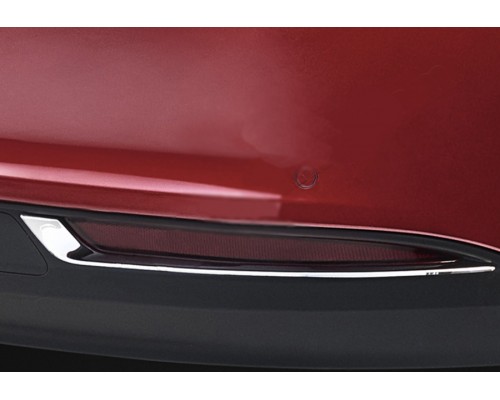 Окантовка задніх рефлекторів (Sedan, нерж) для Fiat Tipo 2016+ - 65657-11