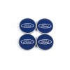 Колпачки на диски 54.5/50мм синие (4 шт) для Ford B-Max 2012+ - 76831-11