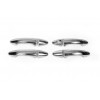 Накладки на ручки (4 шт, нерж.) OmsaLine - Італійська нержавіюча сталь для Ford B-Max 2012+ - 53488-11