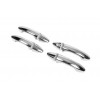 Накладки на ручки (4 шт, нерж.) OmsaLine - Італійська нержавіюча сталь для Ford B-Max 2012+ - 53488-11