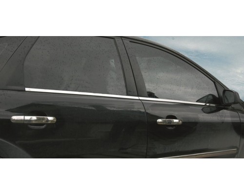 Зовнішнє окантування скла (4 шт, нерж.) для Ford C-Max 2004-2010 - 48561-11