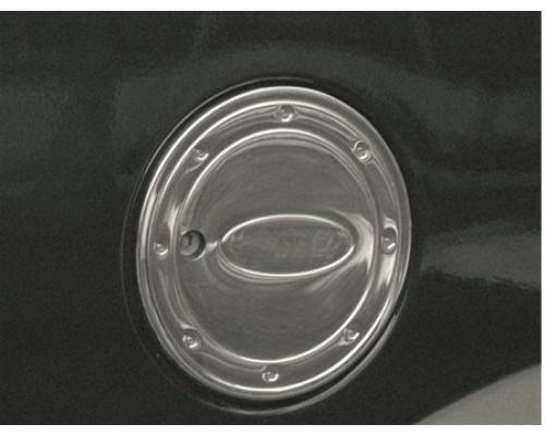 Накладка на люк бензобака (нерж) Carmos - Турецкая сталь для Ford Connect 2002-2006 - 53491-11