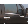 Наружняя окантовка стекол (2 шт, нерж.) OmsaLine - Итальянская нержавейка для Ford Connect 2002-2006 - 54588-11
