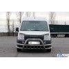 Кенгурятник з подвійними вусами WT003-Plus-2 (нерж.) для Ford Connect 2006-2009