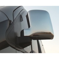 Накладки на дзеркала варіант №1 (2 шт, пласт) для Ford Connect 2010-2013