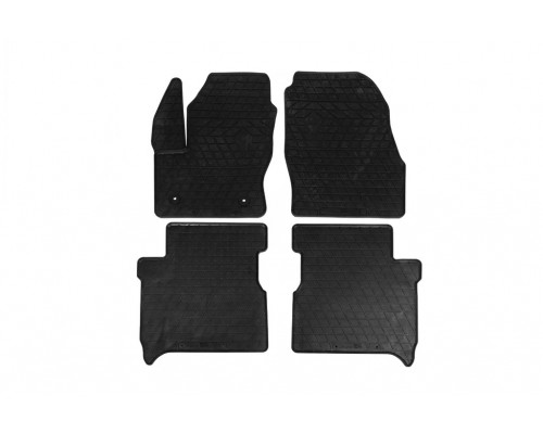 Гумові килимки (4 шт, Stingray Premium) для Ford Connect 2014+ - 55490-11