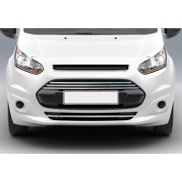 Накладки на передній бампер та решітку (4 шт, нерж) для Ford Connect 2014+
