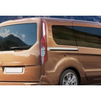 Молдинг сдвижной двери (2 шт, нерж) для Ford Connect 2014-2021