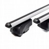 Перемычки на обычные рейлинги под ключ Bold Bar Lite V1 (2 шт) Черные для Ford Connect 2014-2021