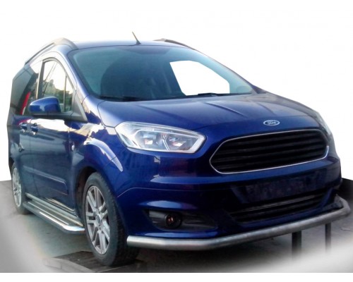 Передній захист ST008 (нерж) для Ford Courier 2014+