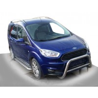Передній захист WT005 (нерж) для Ford Courier 2014+