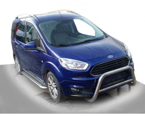 Передній захист WT005 (нерж) для Ford Courier 2014+