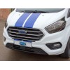 Накладки на решітку радіатора OmsaLine (4 шт, нерж.) 2018-2022 для Ford Custom 2013+ - 80941-11